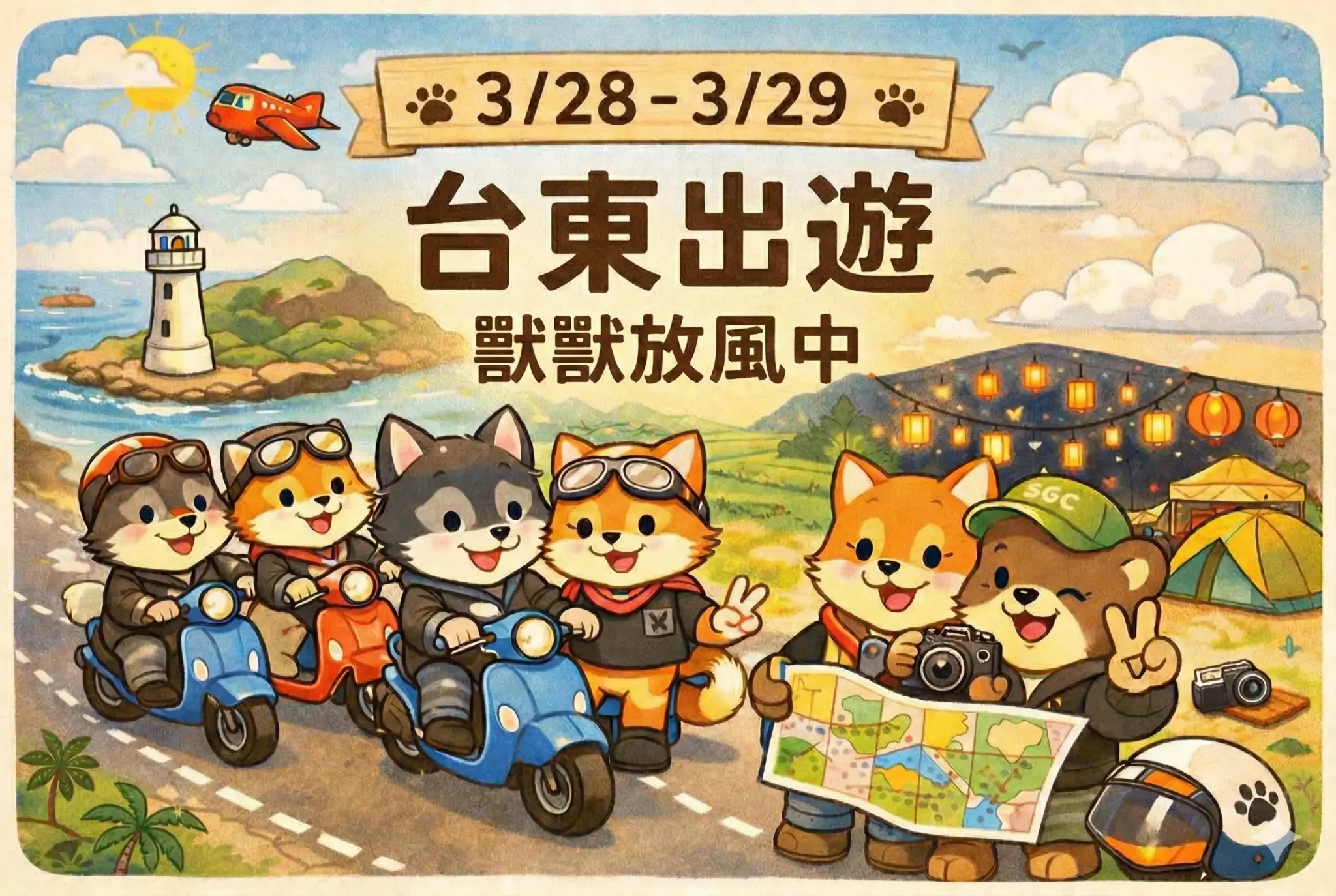 3//28-3/29台東出走!!!!!獸二輪放風計畫